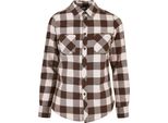 DáMská KošIle Urban Classics - Camicia Da Donna A Quadri Rosa/Marrone - Xl