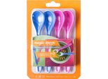 Posate Per Bambini Set Di 4 Posate Cucchiai Forchette Coltelli Per Bambini Plastica Magica
