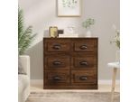 Credenza In Rovere Marrone 70X35,5X67,5 Cm Materiale In Legno