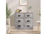 Vidaxl Credenza Grigio Sonoma 70X35,5X67,5 Cm Materiale In Legno