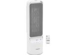Termoventilatore Elettrico Uniprodo - 1200/2000 W - Orientabile - Bianco