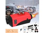 Yakimz Riscaldatore Di Parcheggio, 12V 5KW Diesel Parcheggio Riscaldatore D'aria Con Monitor Lcd E Telecomando, Riscaldatore Diesel Per Camper Auto Auto Camion Auto