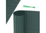 Clanmacy Pvc Privacy Schermo Mat Privacy Recinzione Balcone Frangivento Privacy Schermo Per Recinzione Verde 120X900Cm