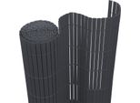 Aopunly Pvc Privacy Schermo Stuoia Privacy Recinzione Schermo Privacy Per Recinzione Balcone Frangivento Grigio 160X500Cm