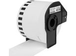 Etichette Printline Compatibili Con Brother DK-N55224, Rotolo Di Carta Bianca, Non Adesiva 54 X 30,48M