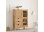 Vidaxl Credenza Otta 85X43X125 Cm In Legno Di Pino Massiccio