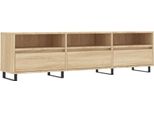 Mobile Tv Vidaxl Rovere Sonoma 150X30X44,5 Cm Materiale A Base Di Legno