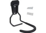 Portabiciclette Maclean MC-433 Portabiciclette Da Parete Portabiciclette Verticale Acciaio Carico Massimo 20Kg Nero