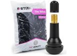 100X TR413 Valvole Di Gomma, A Scatto, Per Pneumatici Tubeless