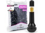 100X TR414 Valvole In Gomma A Scatto Per Pneumatici Tubeless