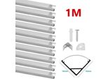 10X1M Led Profilo In Alluminio Profilo In Alluminio Guida Striscia Led Canale Per Striscia Led Modelli Di Profilo A V