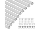Tolletour 10X1M Led Profilo In Alluminio Profilo In Alluminio Guida Striscia Led Canale Per Striscia Led Modelli Di Profilo A V