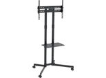 Supporto Tv Maclean, Professionale, 32-70", Su Rotelle, Max. Vesa 600X400, Max. 40Kg, MC-951"