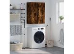 The Living Store Armadio A Muro Rovere Fumé 69,5X34X90 Cm