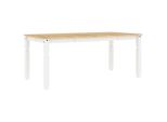Vidaxl Tavolo Da Pranzo White 180X90X75 Cm In Legno Di Pino Massiccio