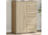 Vidaxl Credenza Rovere Sonoma 60X31X84 Cm Materiale A Base Di Legno