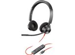 Poly Blackwire 3320-M - Microsoft Teams - Serie 3300 - Cuffia - On-Ear - Cablata - USB-C - Certificata Per Microfono