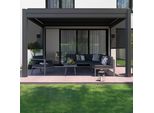 Pergola Bioclimatica Incasso E Motorizzata Illuminata 3X4M E 2 Tende - Oviala Thebes