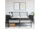 Vidaxl Comodini 2 Pezzi Nero 36X39X68 Cm Acciaio