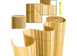 Hengda Pvc Privacy Schermo Recinzione Privacy Per Recinzione Balcone Bambù 80X500Cm Stabile W-Forma