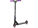 Lionelo Monopattino Acrobatico Whizz City Scooter Monopattino A Pedali Per Bambini Monopattino Divertente In Alluminio Anodizzato Extra Resistente, ABEC-9 - Neo Black