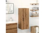 Vidaxl Armadio A Muro Rovere Artigianale 34,5X34X90 Cm Materiale A Base Di Legno