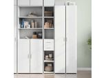 2025 Vetrinetta Cloris Bianca 30X42,5X185 Cm Materiale Legno - Cassettiere Vendita3861487 1Pacco