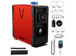 Tolletour Riscaldatore Diesel Aria Parcheggio 12 V 8 Kw, Riscaldatore Aria Parcheggio Diesel Riscaldatore Aria. Riscaldatore Diesel Con Display Lcd E Telecomando E App Bluetooth, Rosso