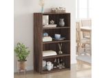 Vidaxl Credenza Marrone Look Rovere 70X41X124 Cm Materiale A Base Di Legno