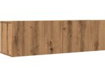 Vidaxl Mobili Tv A Parete 2 Pz. Rovere Artigianale 100X30X30 Cm