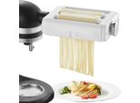 Macchina Per Pasta Manuale 3 In 1 In Acciaio Inox - Rullo Per Pasta Fresca In Acciaio Inox - Macchina Per Pasta Piatta Italiana Con Spazzola Per La Pulizia - Rosso - Per Spaghetti, Lasagne, Tagliatelle