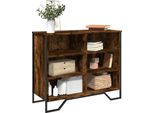 Vidaxl Credenza Rovere Fumé 91X35,5X74,5 Cm Materiale A Base Di Legno