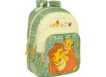 Zaino Scuola Mufasa Verde Beige 32 X 42 X 15 Cm