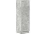Vidaxl Armadio Da Cucina Grigio Cemento 38X41,5X131,5 Cm Materiale A Base Di Legno