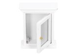 Armadio A Specchio Bianco Casa Delle Bambole, Armadio A Specchio Bianco Casa Delle Bambole, Armadio A Specchio Bianco In Miniatura, Mobili Da Bagno In Miniatura, Decorazione Casa Delle Bambole 1:12, Accessori Casa Delle Bambole