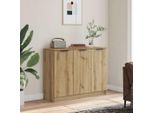 Vidaxl Credenza Artisan In Rovere 90,5X30X70 Cm Materiale A Base Di Legno