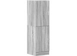 Vidaxl Armadio Da Cucina Grigio Sonoma 38X41,5X131,5 Cm Materiale A Base Di Legno
