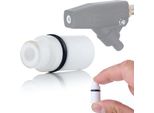 Rosfix Ugello In Ceramica Da 8,6 Mm – Ugello Per Sabbiatura In Porcellana Bianca | Lunghezza 25,5 Mm, Ø 11,2 Mm | Elevata Durata E Indicatore Di Usura