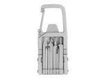 Portachiavi Multiutensile 12 In 1 Multiutensile Pieghevole In Acciaio Inox Per Esterni Cacciavite Bit
