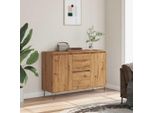 Vidaxl Credenza Artisan In Rovere 101,5X35X70 Cm Materiale A Base Di Legno