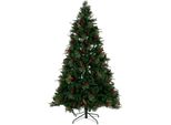 Albero Di Natale Dkd Home Decor Rosso Verde In Polietilene 100 X 100 X 180 Cm