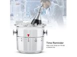Timer Da Cucina, Promemoria, Timer A Carica Meccanica, Timer Da Cucina In Acciaio Inox Da 60 Minuti, Promemoria Conto Alla Rovescia, Timer Da Cucina A Forma Di Secchio