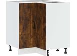 Vidaxl Base Ad Angolo Per Cucina Kalmar In Legno Rovere Fumé