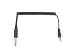 6.Cavo Audio Da 35 Mm A 3,5 Mm, Cavo A Spirale Da 6,35 Mm A 3,5 Mm, Cavo Placcato Oro Da 6,35 Mm A 3,5 Mm, Cavo Adattatore Da 3,5 Mm A 6,35 Mm A Spirale, Cavo Adattatore Audio