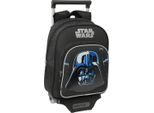 Zaino Scuola Con Ruote Star Wars Rebellion Nero 27 X 33 X 10 Cm