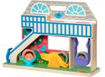 Melissa & Doug Cortile Della Scuola In Legno - Giocattolo Per L'apprendimento Dei Bambini Giocattolo In Legno