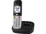 Panasonic Telefono Cordless KX-TGU430EXB Nero E Argento Con Segreteria Telefonica