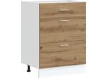 Vidaxl Base Da Cucina In Legno Rovere Artisan