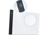 Formato A4 Ultrasottile Led Light Pad Box Painting Tracing Panel Copyboard Usb Powered 3-Level Adjustable Brightness For Cartoon Tattoo Tracing Pencil Drawing