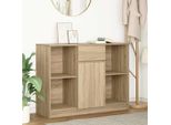 Vidaxl Credenza Con Cassetto Rovere Sonoma 101X35X76 Cm Materiale A Base Di Legno
